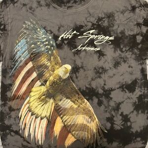 Eagle Graphic Tie-Dye T-Shirt